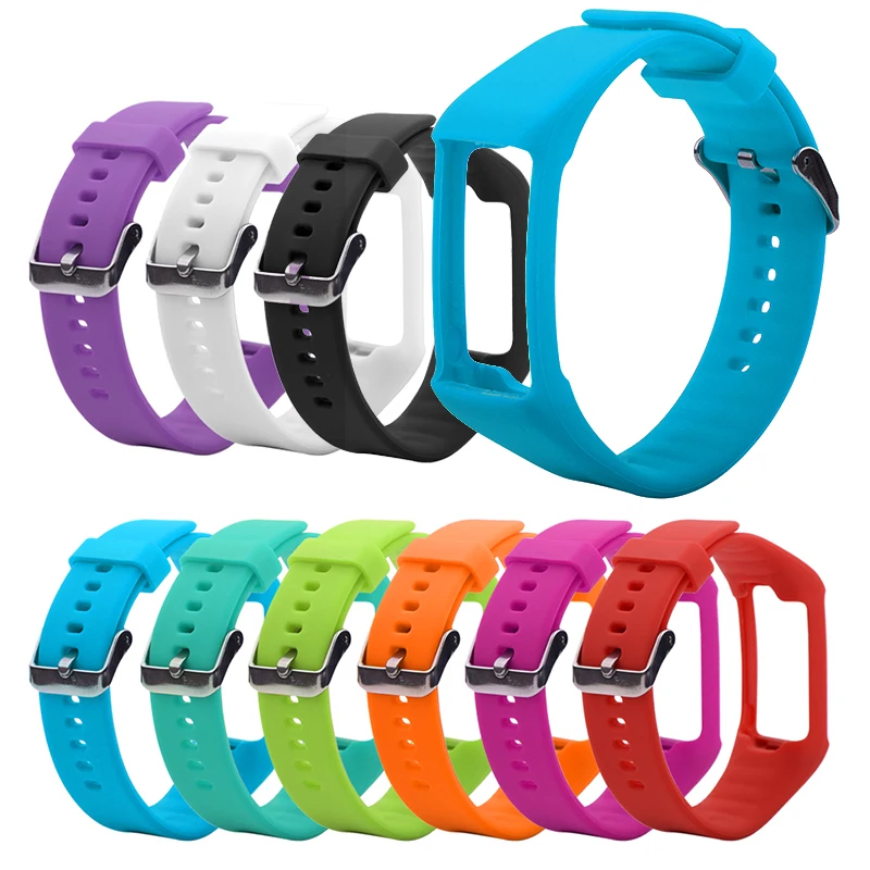

blue color Waitst band Fit For Polar A360 A370 Silicone Watch Band Bracelet Strap Wristband Accessories
