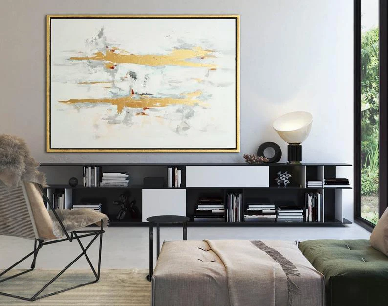 

Gold Leaf Painting Canvas Wall Art Original Painting Large Wall Art Abstract Art Gold Paintings Canvas Art Paintings On Canvas