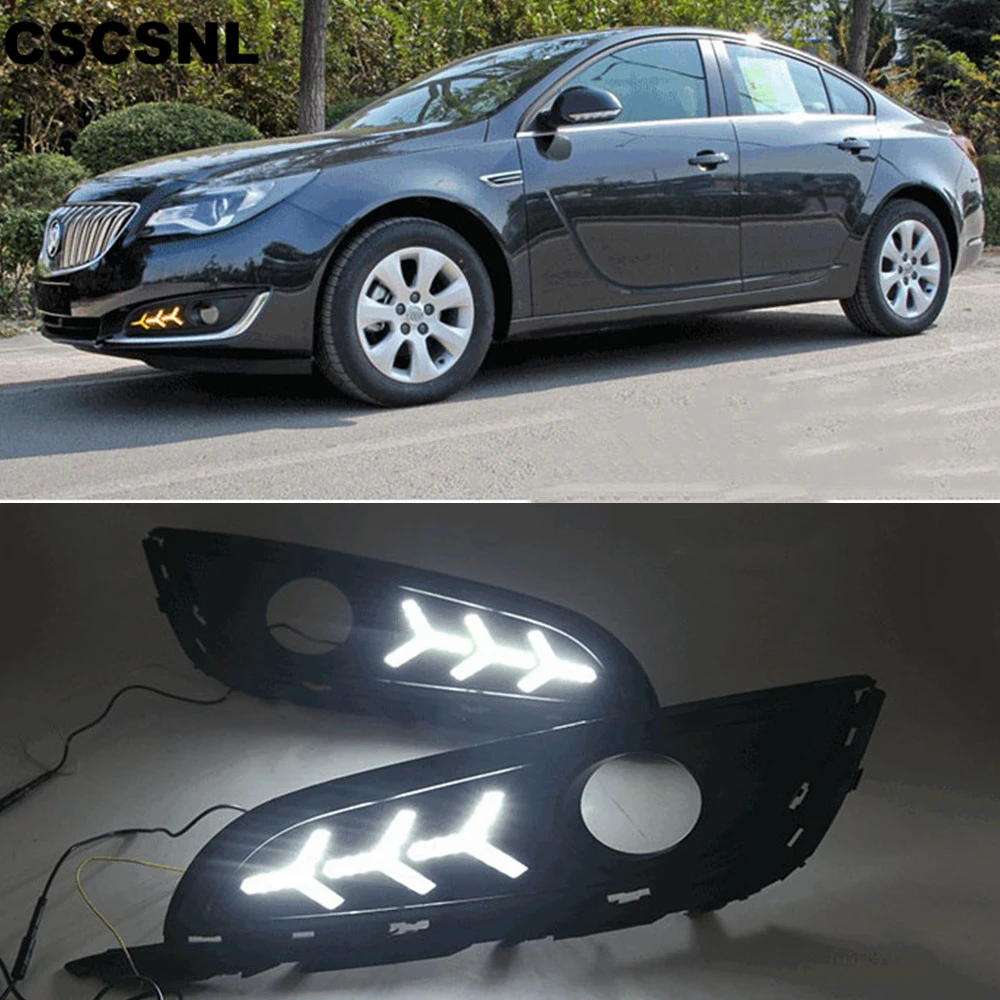 2 шт. светодиодный для Buick Opel Regal Insignia 2013 2014 2015 DRL Габаритные огни дневного света с
