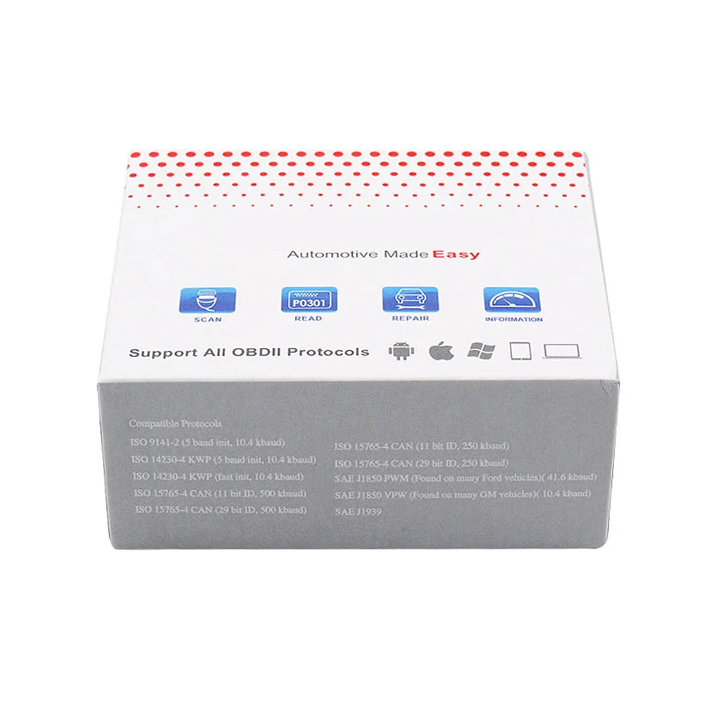 Супер Мини ELM327 V1.5 Bluetooth WiFi OBD2 автомобильный диагностический инструмент Поддержка всех протоколов OBDII для Android iOS Torque