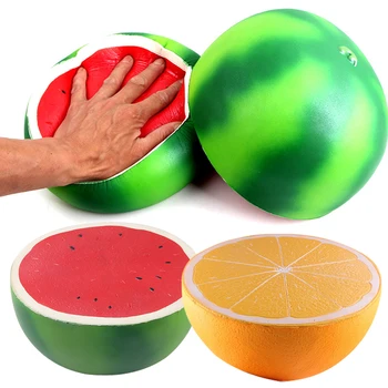 

Rebound Ball Decompression Toy Super Jumbo Half Lemon Watermelon Fruit Slow Rising Decompression Toys Rebound Cushion