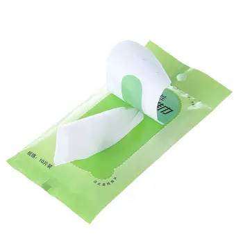 

10 Counts/Bag Travel Portable Disposable Sneaker Wet Wipes Leather Shoes Sandals Cleaning Tissue Marks Eraser X7YB