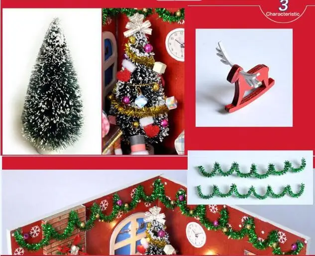 Кукольный дом Миниатюрный DIY кукольный домик с деревянная мебель для дома Скандинавское время игрушки для детей подарок на день рождения