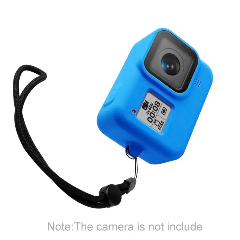 Синий цвет Аксессуары для Go Pro, чехол для экшн-камеры, защитный силиконовый чехол для GoPro Hero 8 Black Hero 8, крепление для камеры - Цвет: Синий цвет