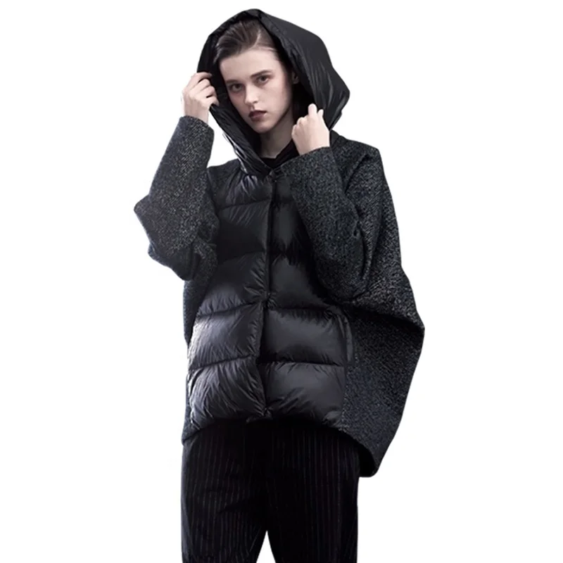 Janveny Down Jacket Women Winter Short Parkas 2020