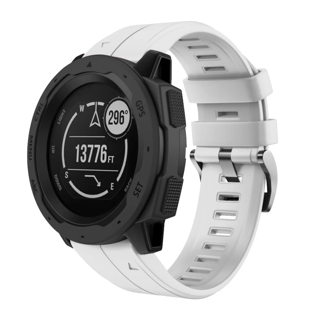 Tschick ДЛЯ Fenix 5 Plus полосы Мягкая силиконовая Замена ремешка часов для Garmin Forerunner 935/Approach S60/Instinct Smartwatch