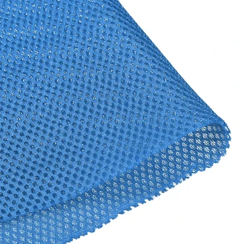 

uxcell Speaker Grill Cloth 1x1.45 Meters 39x57 Inch Polyester Fiber Dustproof Stereo Mesh Fabric for Repair DIY Blue