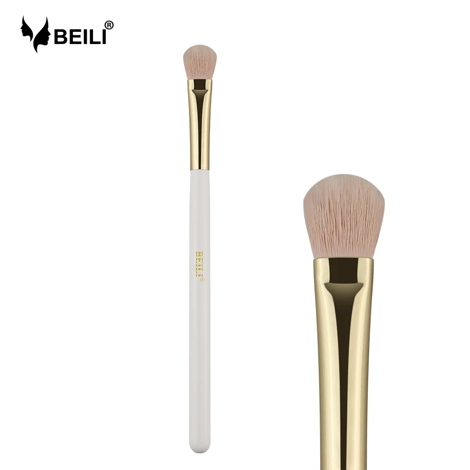BEILI 1 шт. WY88 жемчужные белые Профессиональные Тени для век Кисть макияжа нано