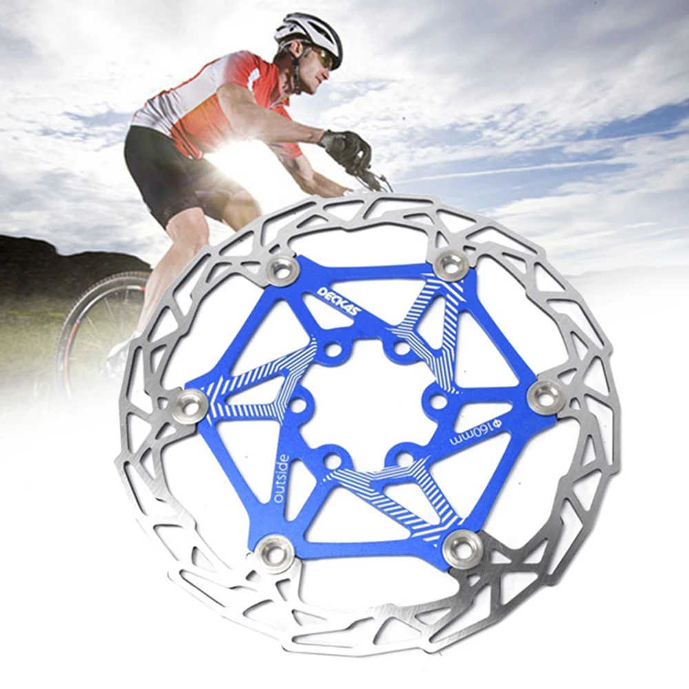Ультра легкий цвет вращающийся диск горный тормоз стальной диск MTB дисковый тормозной ротор 160 мм велосипедная тормозная колодка дорожные велосипедные диски поставка велосипеда