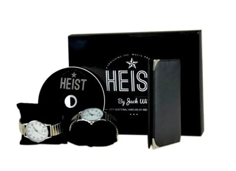 heist-dvd-e-gimmick-trucchi-magici-mago-orologio-portafoglio-magica-close-up-illusion-mentalism-accessori-puntelli-divertenti