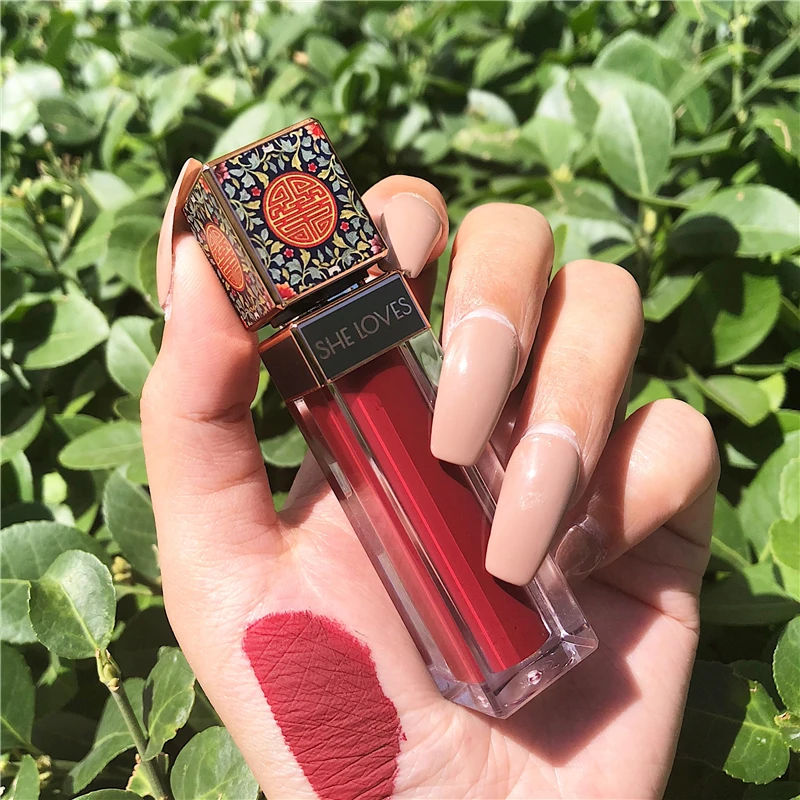 

Lipstick Nude Matte Lipgloss Natural Moisturizer Waterproof Long-Lasting Makeup Matte Lip Stick Maquiagem Lip Gloss Lip Make up