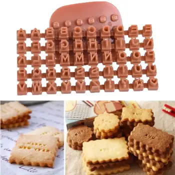 

Kitchen Alphabet Letter Handmade DIY Cookies Biscuits Cake Mold Cutter Embosser Home Baking Tool