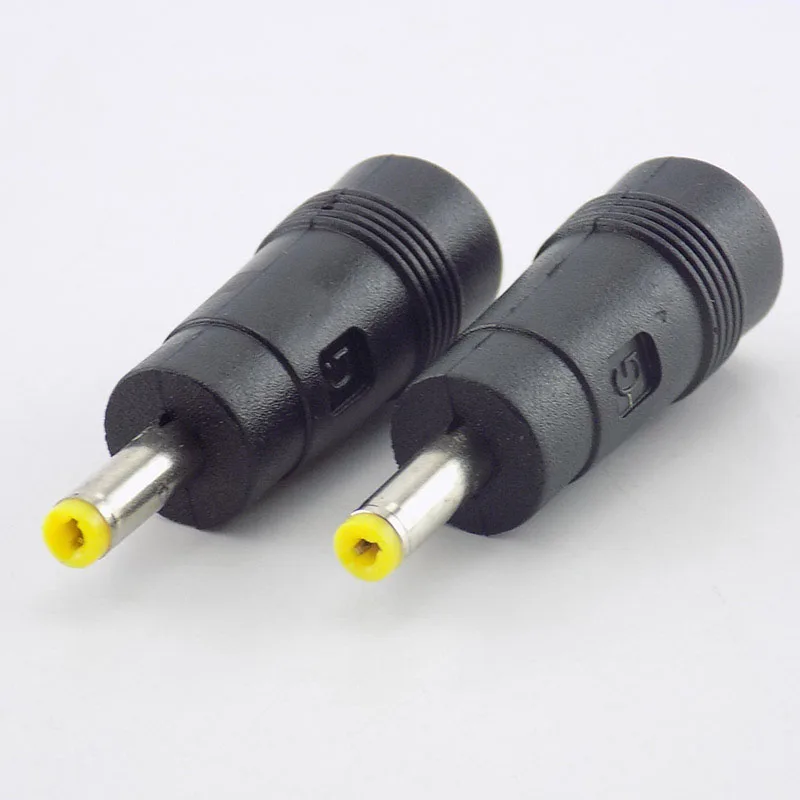 5.5x2.1mm Female Jack to 4.0x 1.7mm Male CCTV DC Power Plug Adapter Connector Du 