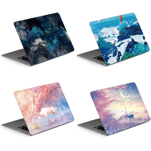 Watercolor Pattern Sticker Laptop Skin Art Decal For Macbook/hp ...