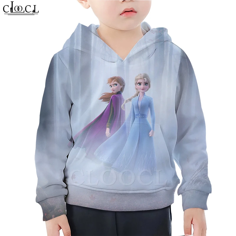  Ice Frozen Hoodie Naughty Kids Baby Boy Hoodies 3D Print Baby Girl Children's Sweatshirt Casual Fas