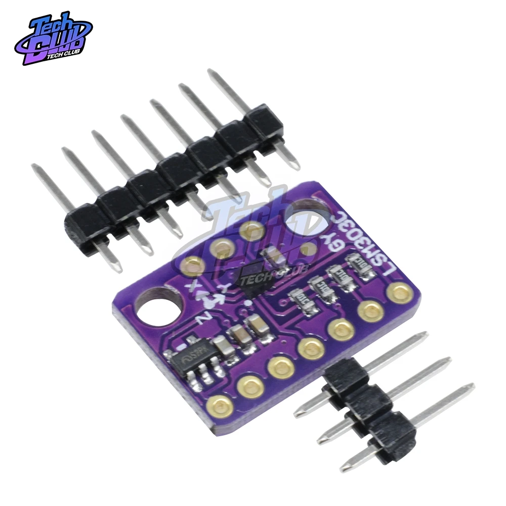 3-Axis LSM303C LIS3MDL 6DOF Magnetometer Accelerometer Magnetic Sensor Module