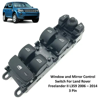 

Window and Mirror Control Switch Electric Driver Regulator Button For Land Rover LR2 Freelander II L359 2006-2014 6G9N-14A132-AC