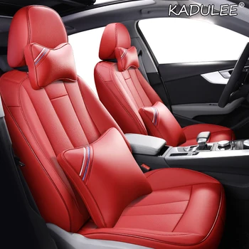 

KADULEE Custom Leather car seat cover for BMW 1 2 3 4 5 6 7 series F20 F30 E90 E91 E92 E87 E70 X1 X2 X3 X4 X5 X6 F15 F10 Z4 X6M
