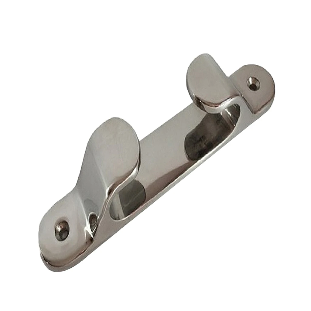 316 Stainless Steel Line Straight Fairlead Bow Chock Marine Boat Cleat for Kayak Canoe Boating Accessories