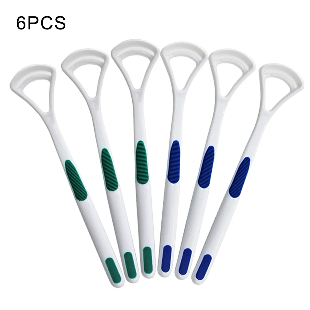 

6Pcs Tongue Cleaner Brush and Tongue Scraper Tongue Cleaning Tongue Scraper for Oral Care Keep Fresh Breath Toothbrush
