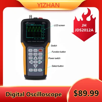 

Send From EU Portable Handheld Digital Oscilloscope JDS6031 1CH 30M JDS2012A 1CH kit+Waveform Generator 20mhz JDS2012A 2CH