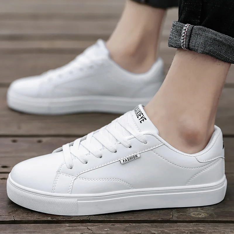 White Sneakers Shoes Skateboard-Shoes Vulcan Flat-Loafers Classic Black Wholesale Mens