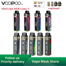 VOOPOO VINCI Mod Pod Vape комплект с аккумулятором 1500 мАч и 5,5 мл Pod и GENE. AI чип электронная сигарета комплект против Drag Nano/Vinci X