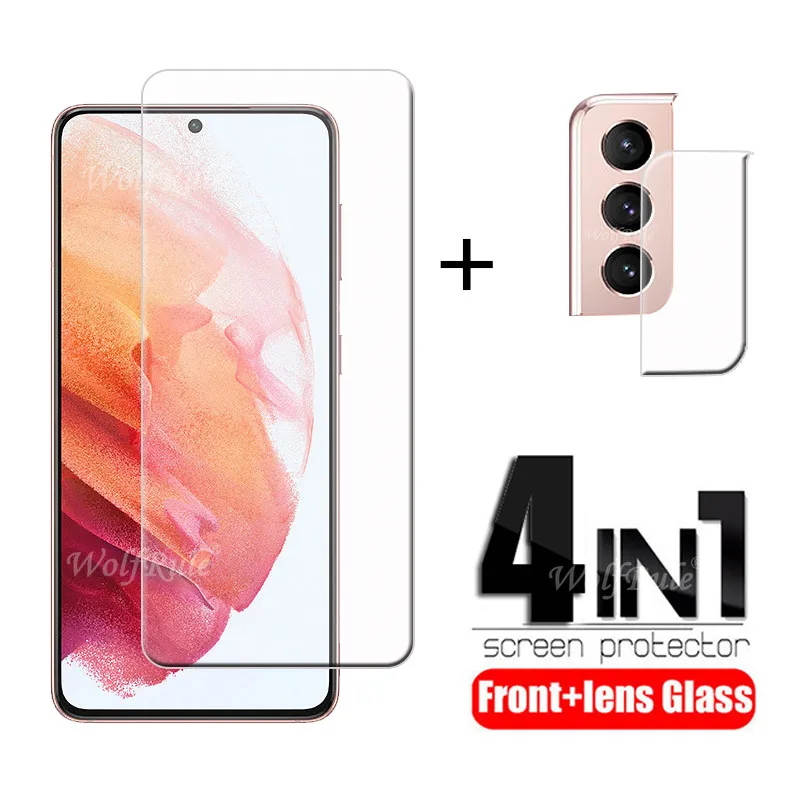 Per Samsung Galaxy S21 Vetro Per Samsung S21 Plus Pellicola Proteggi Schermo In Vetro Temperato Per Samsung S21 Vetro Dell'Obiettivo Della Fotocamera