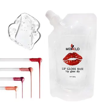 

New 100ml Clear Lip Gloss Base Oil Non-Stick DIY Lip Stick Raw Material Gel For Lip Gloss Lipgloss Base Handmade 2020