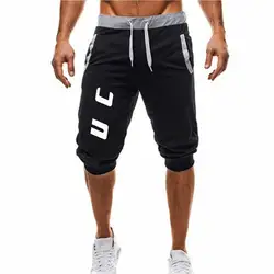 2019 новые мужские шорты летние повседневные модные шорты спортивные штаны с принтом Шорты для фитнеса