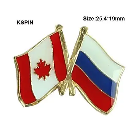 KS-2054 Флаг дружбы Канады значок лацкан булавка 5 шт - Цвет: KS-2054
