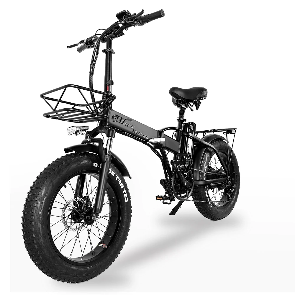 HAHOO GW20 Electric Bike 750W 48V 15AH Panasonic Battery Foldable E Bike Shimano 5-Speed Mountain Electric Bicycle