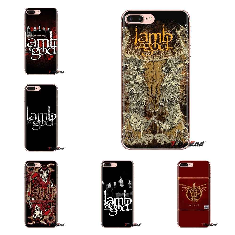 Transparent Soft Cases Covers music Lamb Of God For Samsung Galaxy A3 A5 A7 A9 A8 Star A6 Plus 2018 2015 2016 2017 |