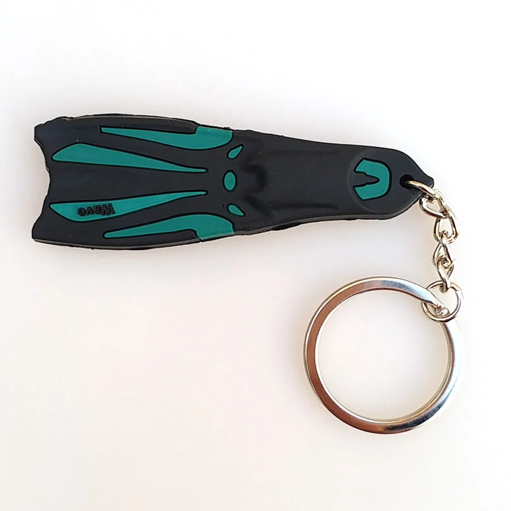 Scuba Flipper Key Chain for Men and Women Keyring for Boat Kayak Surfing Sailing Car Keys and more