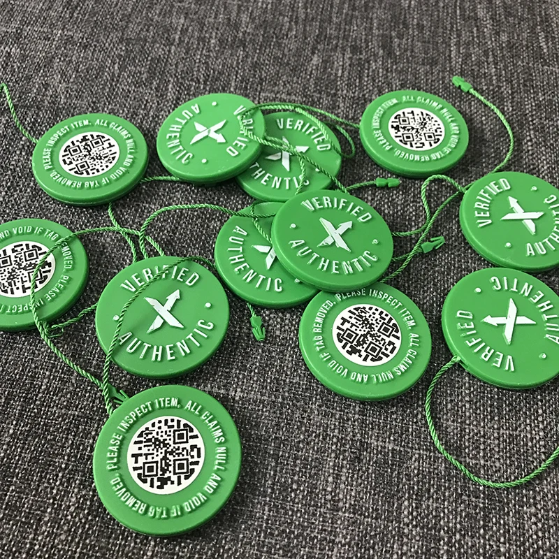10 компл./лот запас X ОГ QR код Стикеры StockX карты зеленый Круговой Тег Пластик проверенный Аутентичные аксессуары для пряжки для обуви