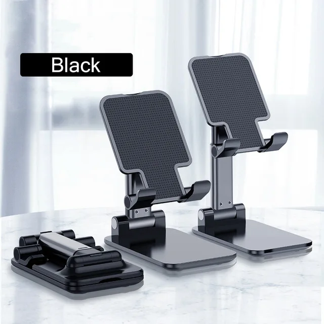 phone stands Z04 Desktop Phone Holder Tablet Stand For Ipad Phones Universal Bracket Metal Telescopic Adjustable Height Angle Live Support wall phone holder Holders & Stands