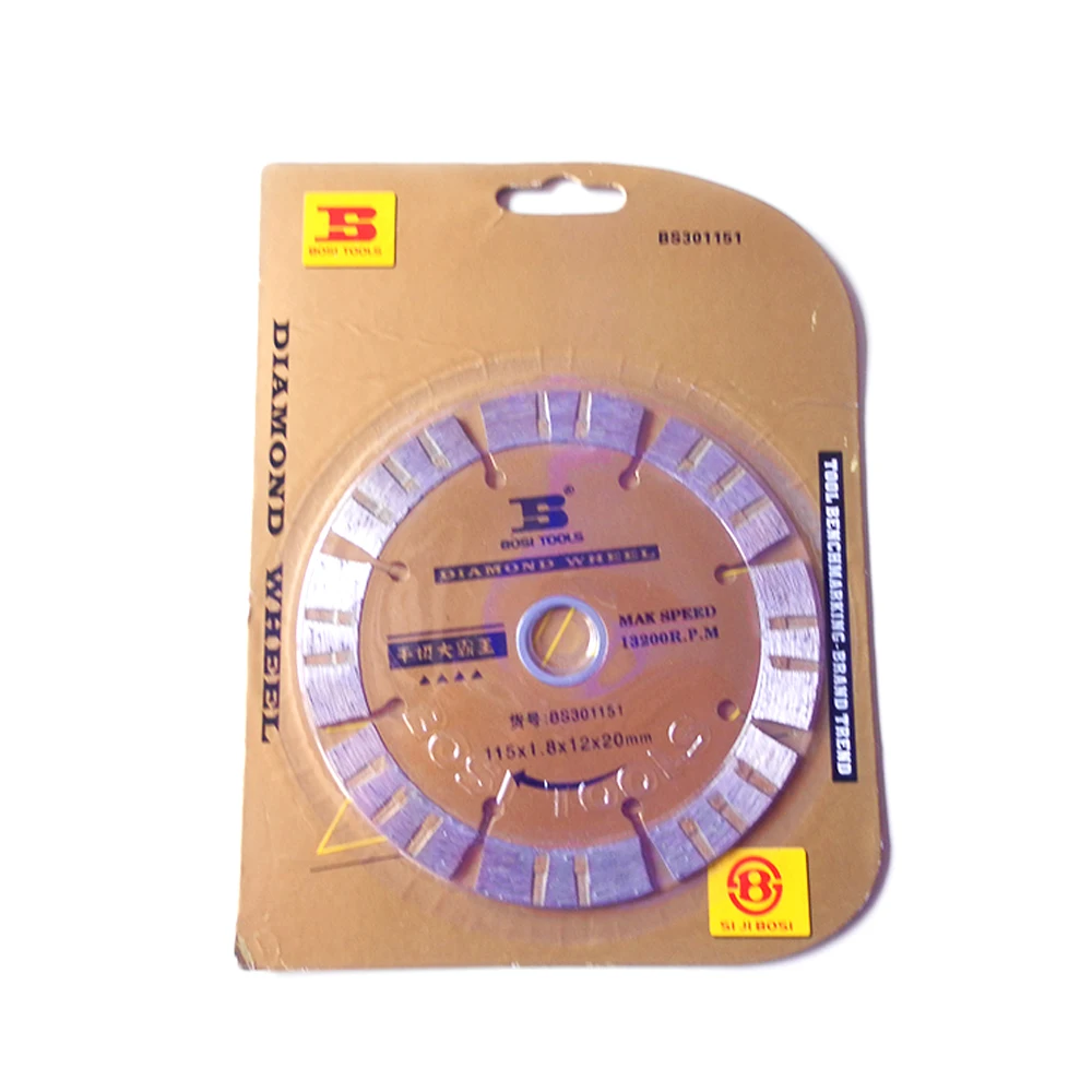 

SIJIBOSI 115x1.8x12x20mm segmented diamond disc cutting wheel