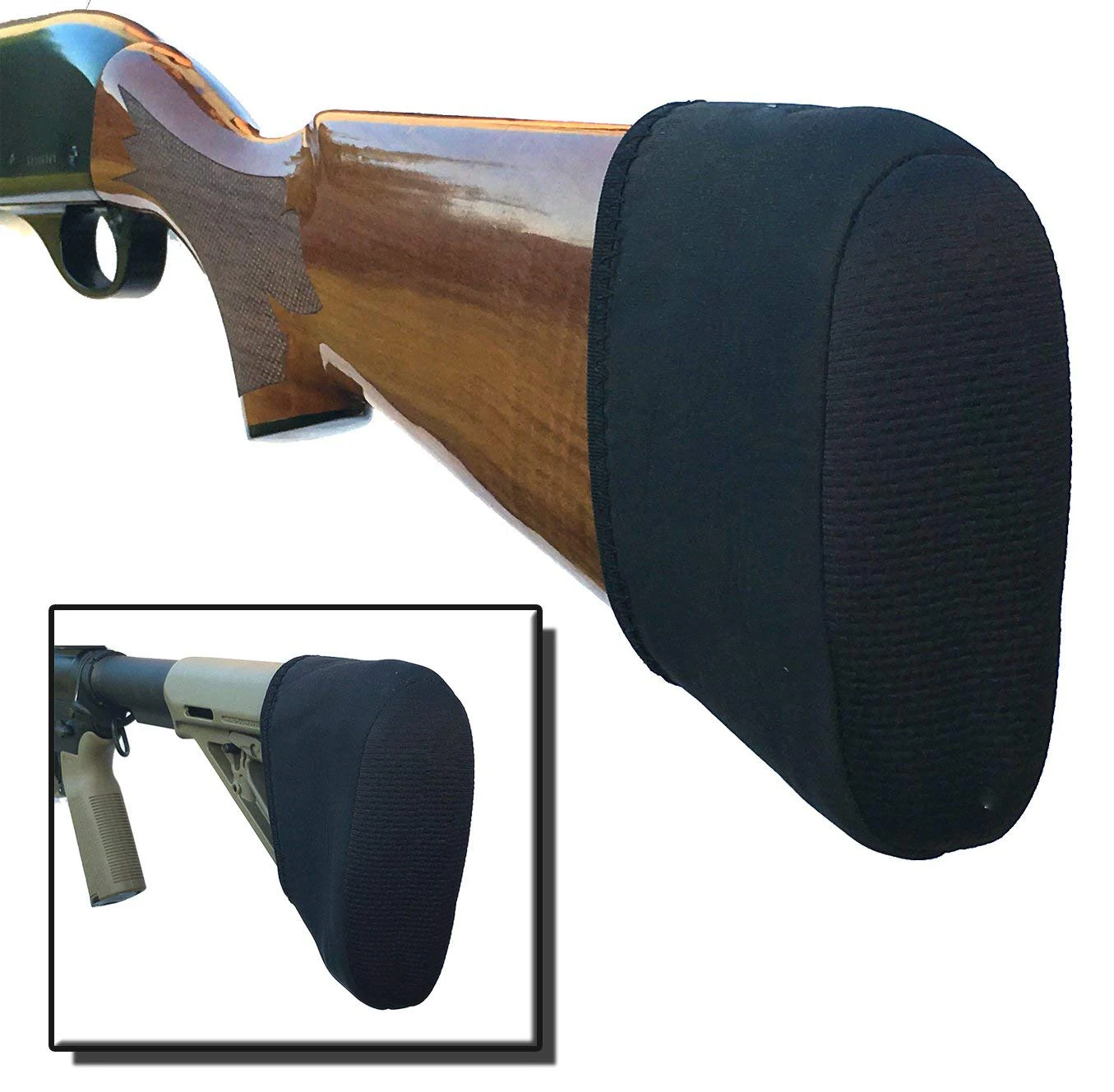 New style Tactical AK47 AK74 Slip On Recoil Pad Gel Filled Rifle