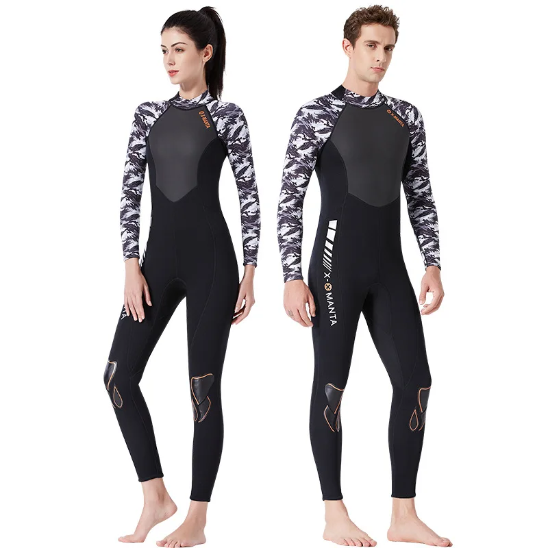 Autumn and Winter Wetsuit Male One Piece 1.5Mm Thick Warm Wetsuit