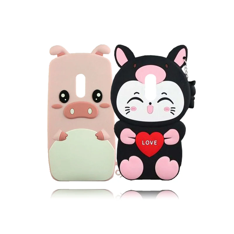 

Cartoon Case For Oppo Realme X Cover 3D Cat Pig Soft Phone Soft Cases For Oppo K3