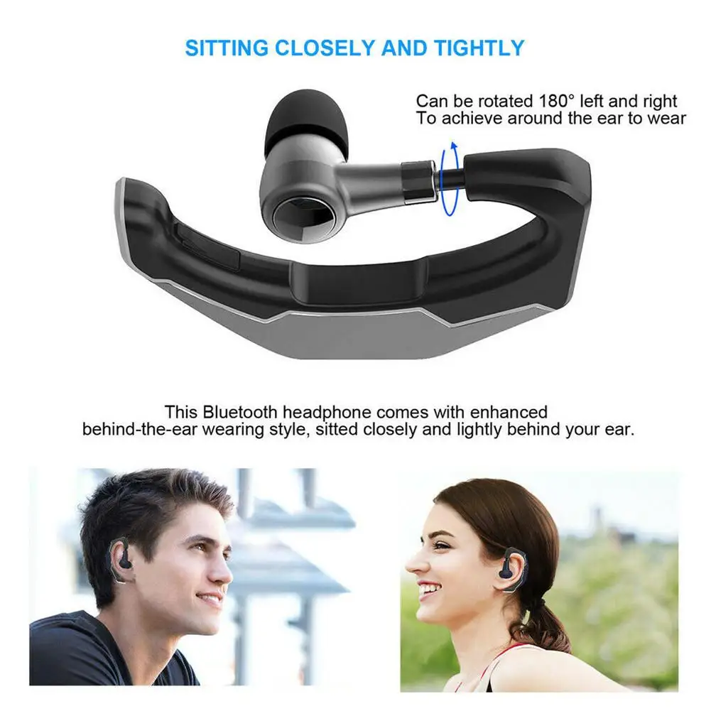 Wireless Bluetooth Headset Stereo Earphone Over Ear Earphone with Microphone for iPhone Samsung S20 S10 S9 S8 Plus LG G7 G6 V40