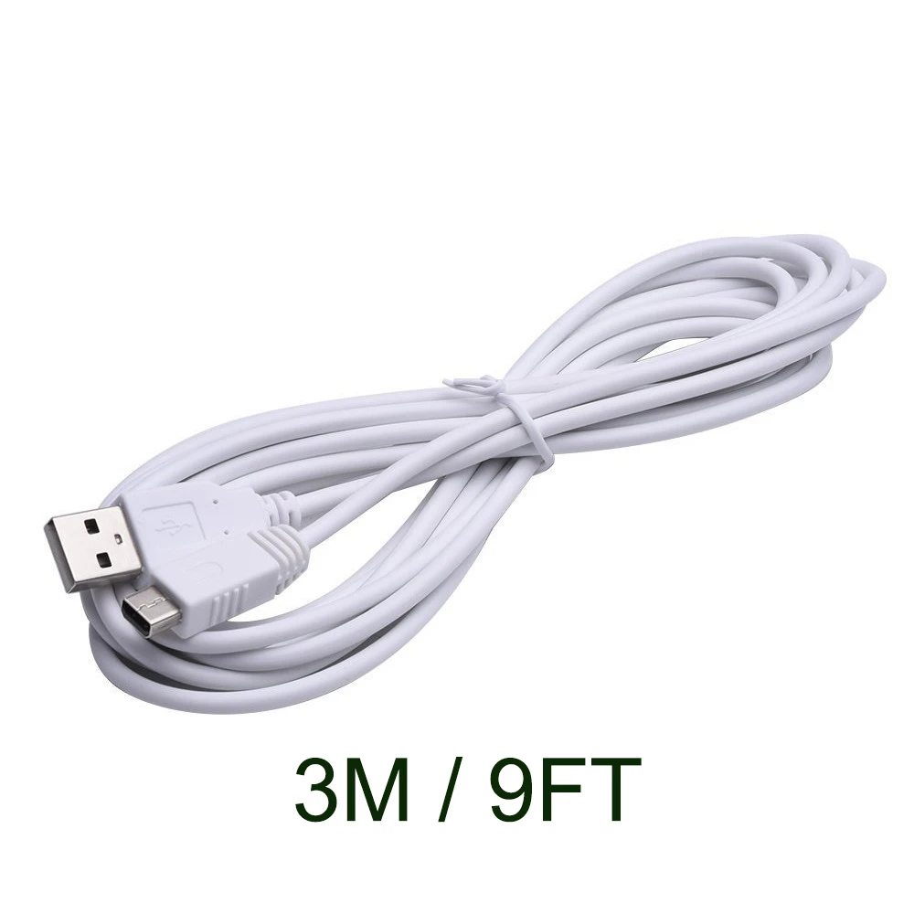 9ft 3m Usb Data Power Charger Cable For Nintendo Wii U Wiiu Gamepad Controller Usb Charger Charging Cable For Wii U Wiiu New Data Cables Aliexpress