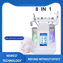 8 в 1 новая Гидра дермабразия RF био-лифтинг спа машина для лица/Аква машина для чистки лица/вода Пилинг дермабразия