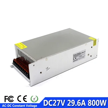 

DC27V 29.6A 800W Power Supply Switch Driver Transformer AC110V 220V To DC 27V Power Source for CNC CCTV Stepper Motors Machine