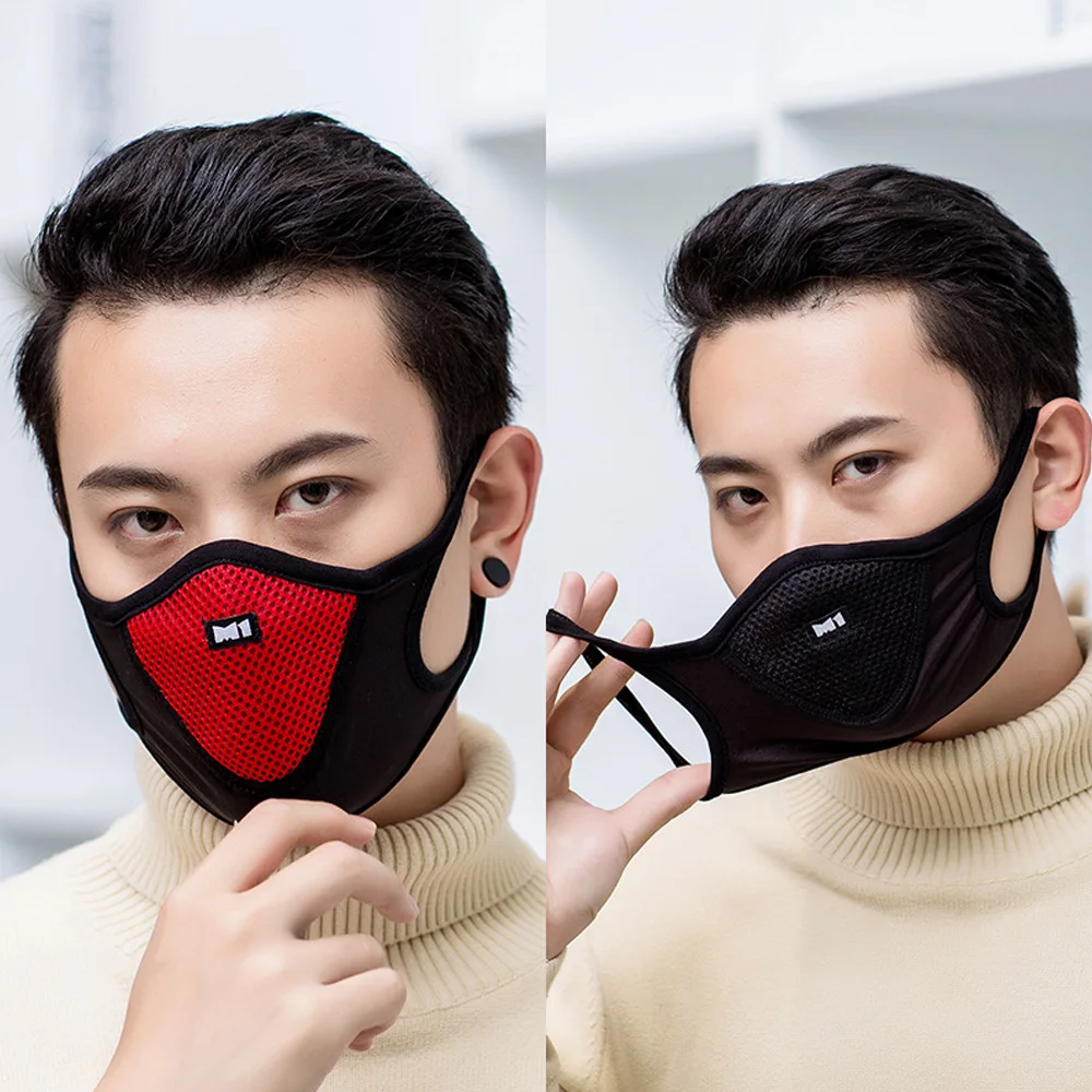 1 шт. многоразовая Ветрозащитная маска для рта, Сетчатая Маска против пыли, защита носа, маска для лица, маска для рта, Модная хлопковая маска против загрязнения воздуха
