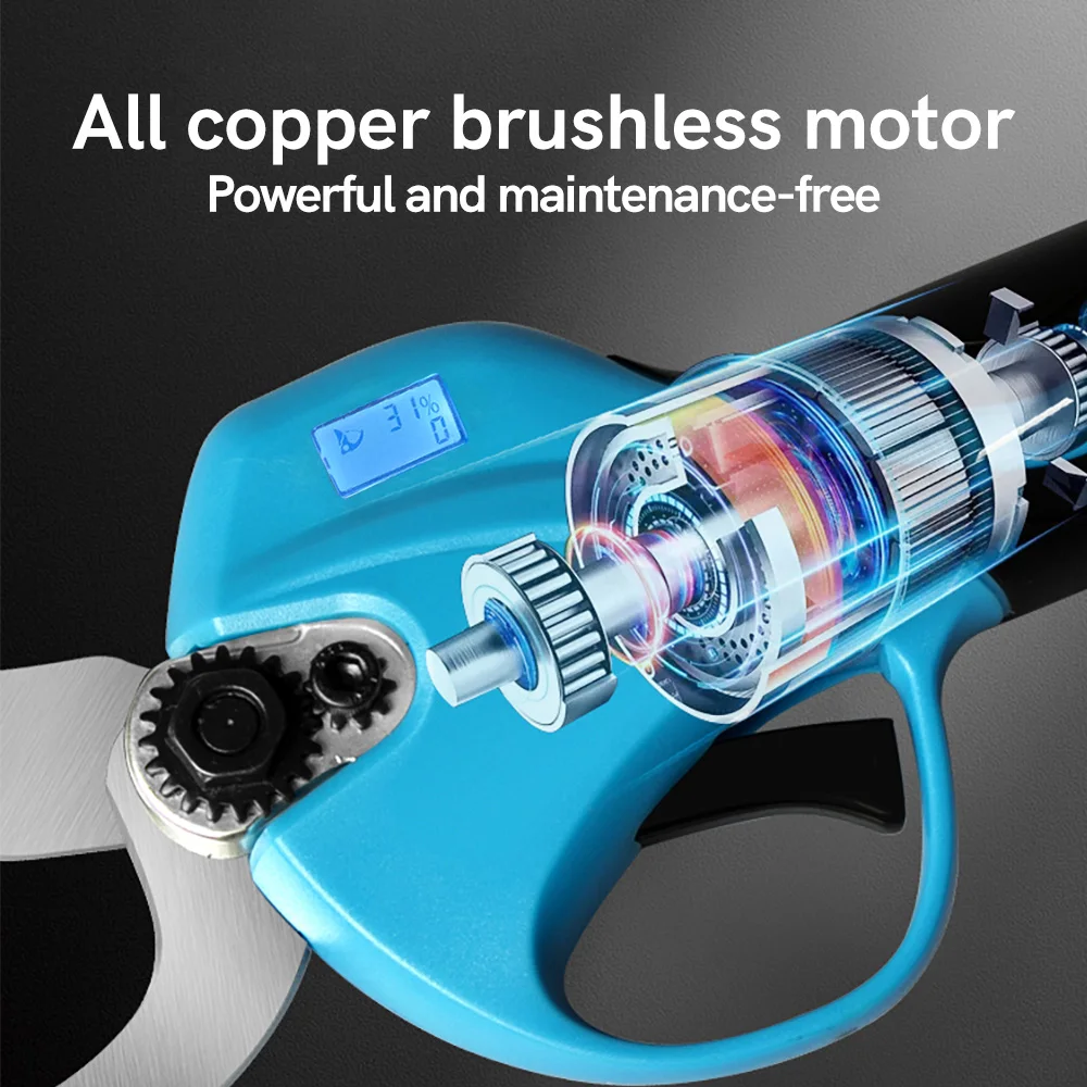 SW-8608 16.8V Cordless Pruner Lithium-ion Pruning Shear Efficient Scissors Bonsai Electric Tree Branches garden tools electric 3