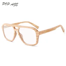 Прозрачные линзы деревянная оправа мужские очки оправа оптические очки Zonnebril Heren GB138