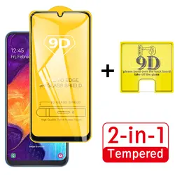 2-в-1 на samsung Galaxy A50 A50S 9D Камера защитная пленка & 9D Экран протектор Закаленное Стекло для samsung Galaxy A50 A505F