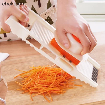

5 In 1 Multifunction Stainless Steel Vegetable Grater Slicing Mandoline Vegetable Cutter Adjustable Carrot Grater Onion Dicer