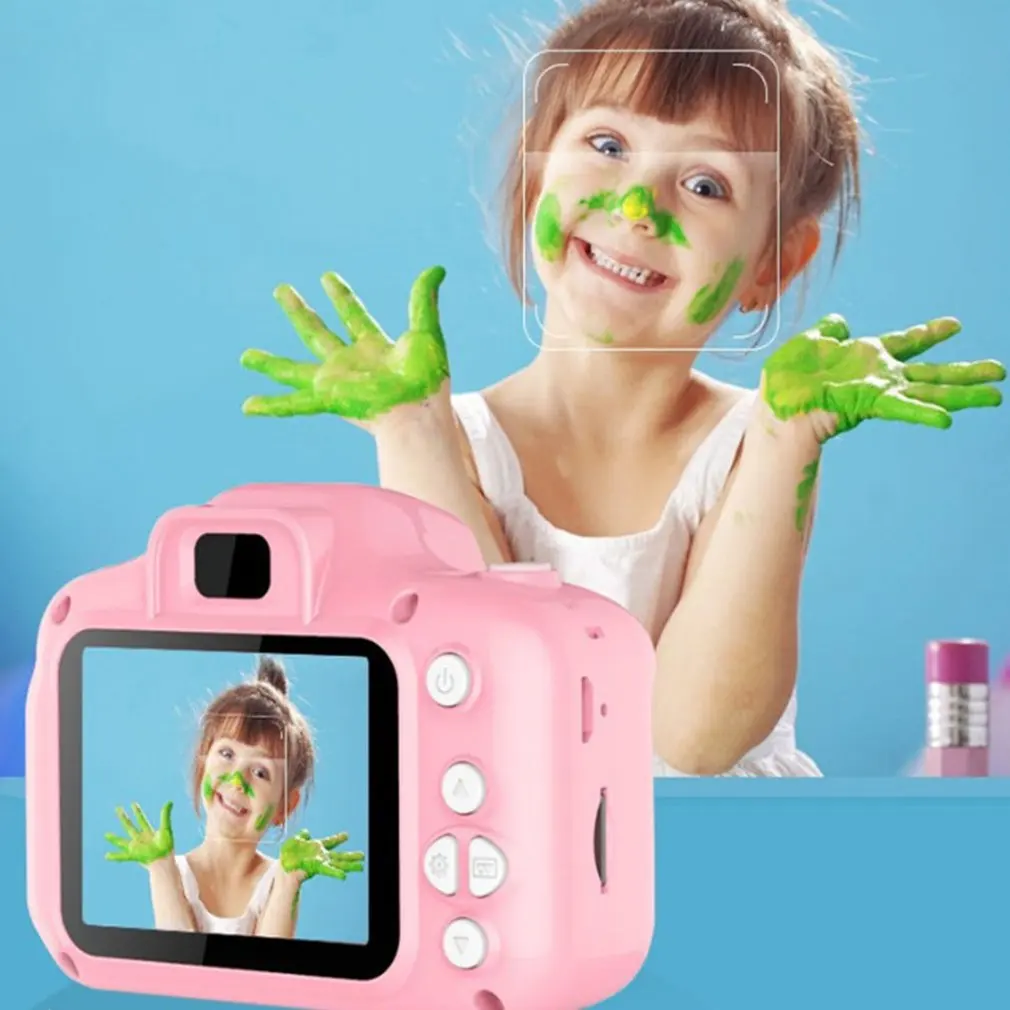 Cámara Digital para niños, 2,0 pulgadas, regalo, cámara de dibujos animados, fotografía al aire libre, juego para niños, estudio, juguete, cámara para niños